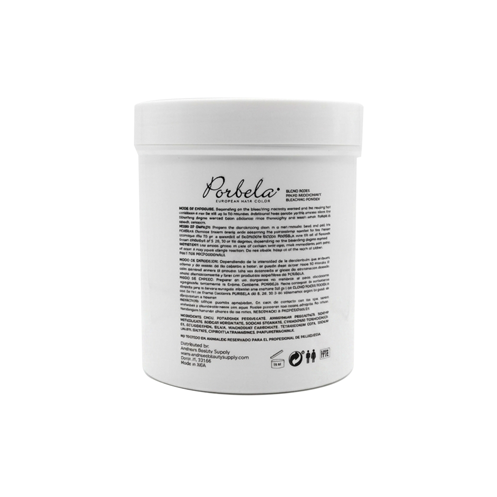 Porbela Bleach Powder Blue – Professional Lightening Powder